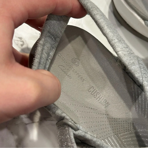 Clark Cloudsteppers Arla Belle Grey Fabric Size 5.5 - Picture 11 of 11